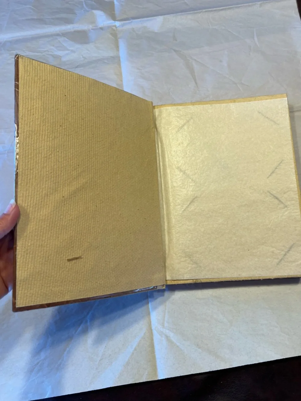 Aloha Hawaii Leaf Photo Album with Turtle Appliqués - Brown & Green